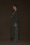 Mutedance 24 Autumn and Winter Drawstring Wool Long Coat Series MD-MD24FW56-GRAY MD24FW56 MD24FW57